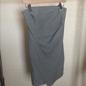 Elegant Gray Mini Dress Size S